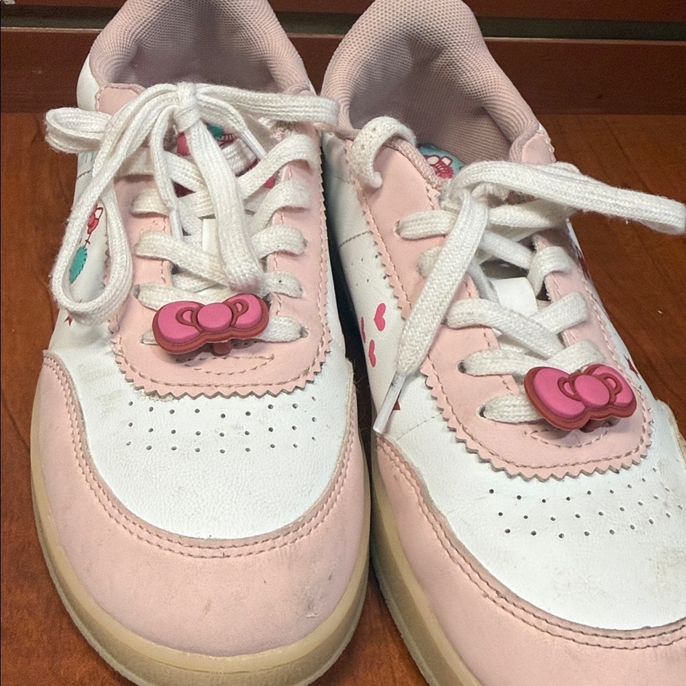 Zara Hello Kitty Sneakers with Pink and White Accents - Picture 4 of 5